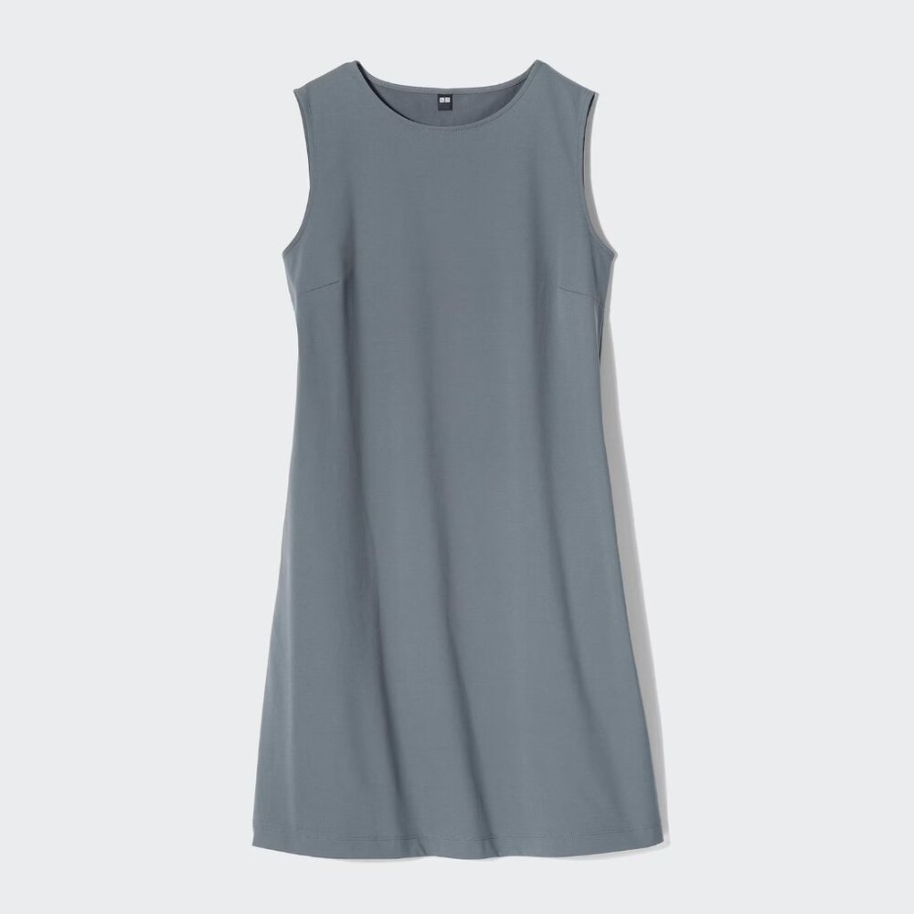 Uniqlo AIRism Dress in Gray, Size XS